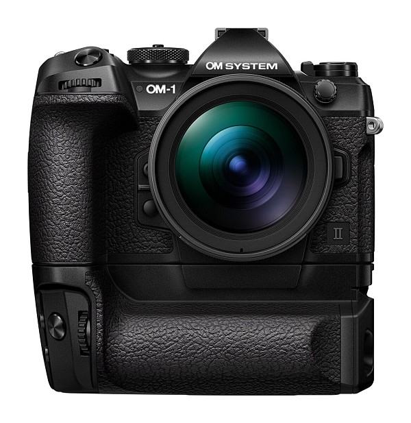 Olympus OM System OM-1 II body black w. CB-USB13 USB cable, Shoulder strap, BLX-1 Li-ion battery