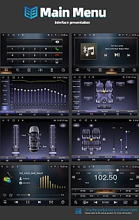 Ηχοσύστημα αυτοκινήτου 2DIN – 9” – Android – 000154
