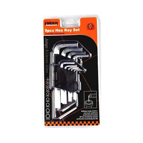 Σετ κλειδιά Allen – 9pcs – Finder