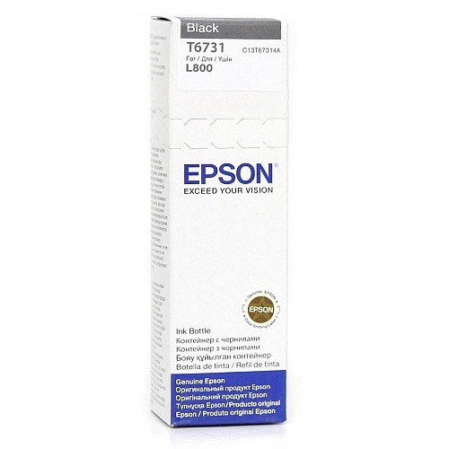 Epson Μελάνι Inkjet Bottle 70ml Black (C13T67314A) (EPST67314A)