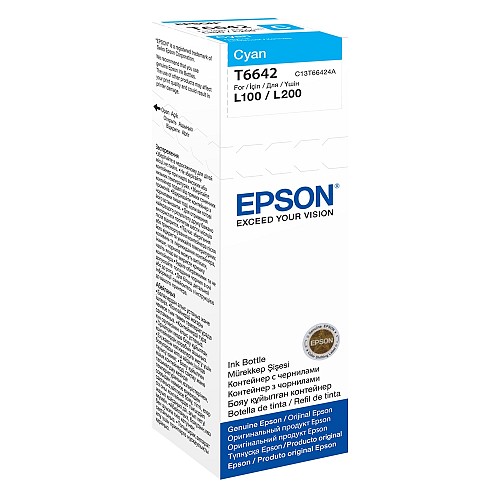 Epson Μελάνι Inkjet Bottle Cyan (C13T66424A) (EPST66424A)