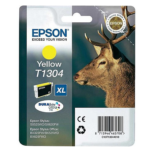 Epson Μελάνι Inkjet T1304 XL Yellow (C13T13044012) (EPST130440)