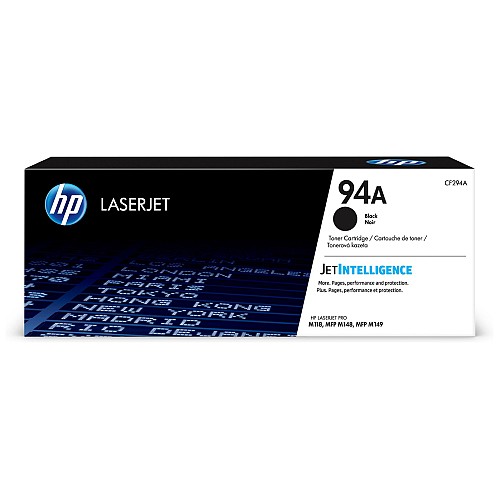 HP 94A LaserJet Black Toner (1.2k) (CF294A) (HPCF294A)