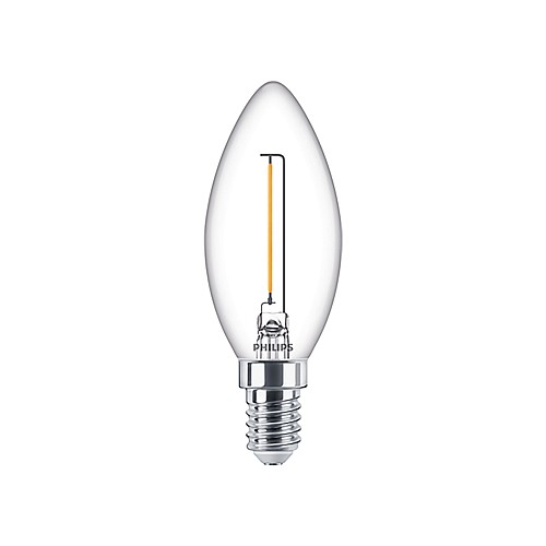 Philips E14 LED Warm White Filament Candle Bulb.1.4W (15W) (LPH02423) (PHILPH02423)