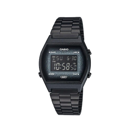 Casio Vintage Edgy Ψηφιακό Ρολόι Μπαταρίας με Μαύρο Μεταλλικό Μπρασελέ (B640WBG-1BEF) (CASB640WBG1BEF)