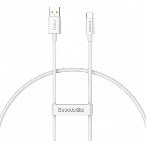 Baseus Cable USB do USB-C Superior 100W 0.25m (white) (P10320102214-00) (BASP10320102214-00)