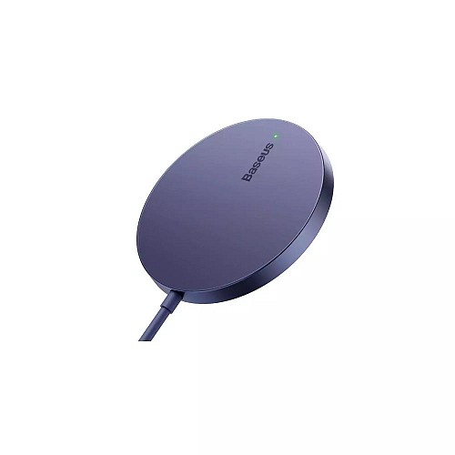 Baseus Μαγνητικός Ασύρματος Φορτιστής Simple Mini3 15W Μοβ (CCJJ040205) (BASCCJJ040205)