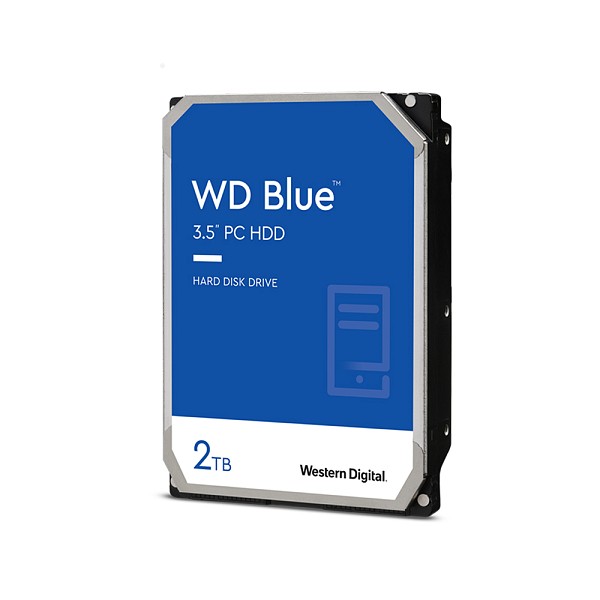 Western Digital PC Desktop Hard Drive 2 TB (Blue 3.5) (SMR) (WD20EZBX)