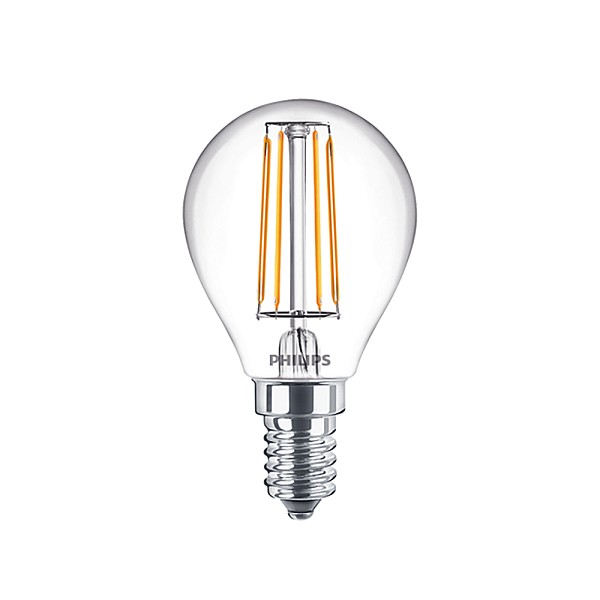Philips E14 LED Warm White Flament Bullet Bulb 4.3W (40W) (LPH02396) (PHILPH02396)