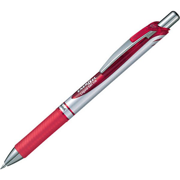 PENTEL BL77 ENERGEL (BL77-B) RETRACTABLE 0,7mm RED BUTT.