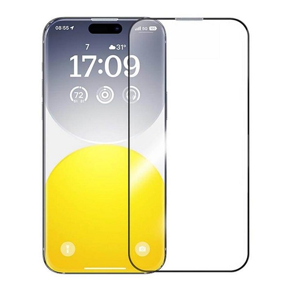Baseus Sapphire Tempered Glass  0.3mm for iPhone 15 Pro (P60057504203-01) (BASP60057504203-01)