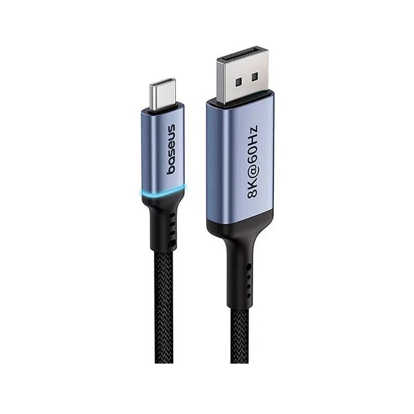 Baseus Καλώδιο USB-C σε DisplayPort 2m Μαύρο (B0063370D111-01) (BASB0063370D111-01)