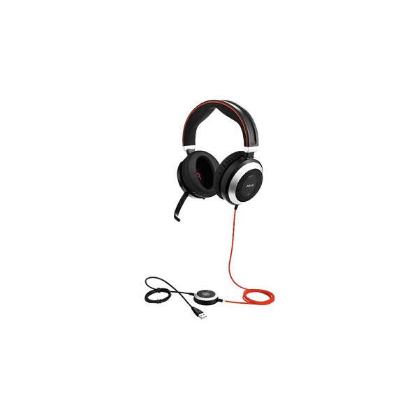 Jabra Evolve 80 UC Duo Anc USB & Jack (7899-829-209) (JAB7899-829-209)