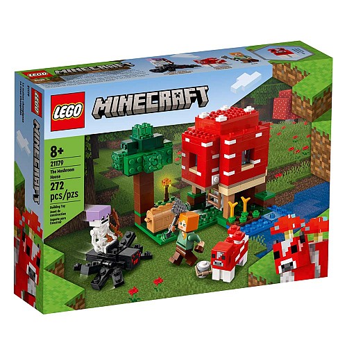 Lego Minecraft: The Mushroom House για 8+ ετών (21179) (LGO21179)