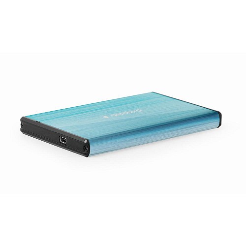 Gembird Θήκη για Σκληρό Δίσκο 2.5" SATA III με σύνδεση USB 3.0 σε Μπλε χρώμα (EE2-U3S-3-B) (GEMEE2-U3S-3-B)