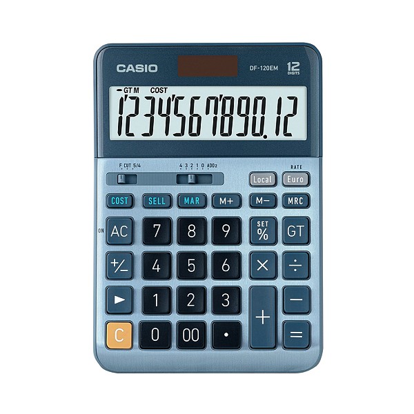 CASIO DF-120EM 12-DIGIT CALCULATOR (DF-120EM) (CASDF120EM)