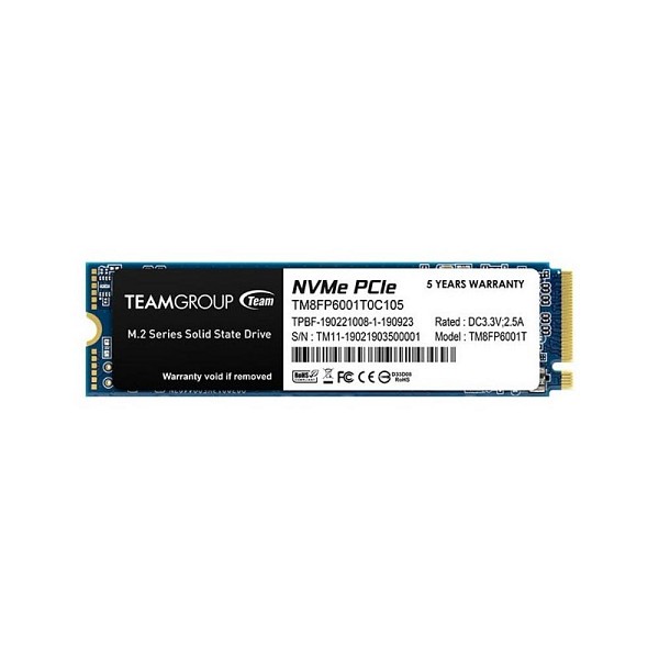 TeamGroup Δίσκος SSD 1TB MP33 PCIe M.2 PCIe 3.0 x4 NVME (TM8FP6001T0C101) (TEGTM8FP6001T0C101)