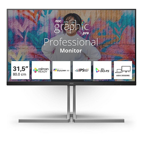 AOC U32U3CV UHD Grapgic Pro Monitor 32' (U32U3CV) (AOCU32U3CV)