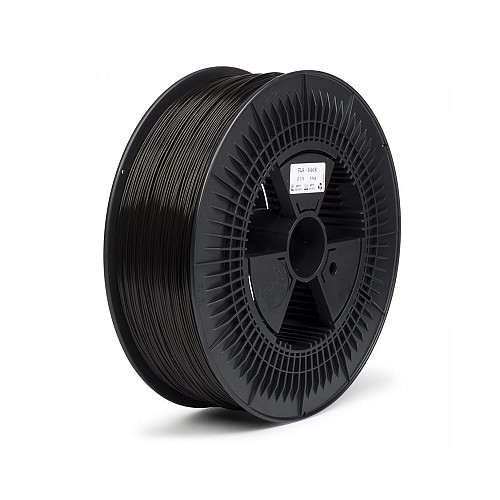 REAL PLA 3D Printer Filament - Black- spool of 5Kg – 2.85mm (REALPLARBLACK5000MM285)
