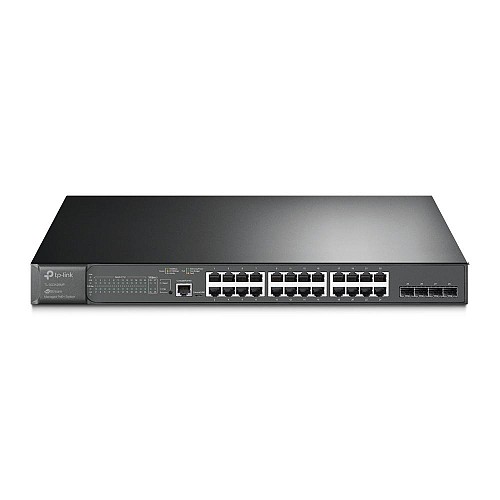 TP-Link JetStream 28-Port Gigabit L2 Managed Switch with 24-Port PoE+ (TL-SG3428MP) (TPTL-SG3428MP)