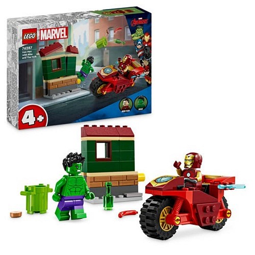 Lego Marvel Super Heroes Iron Man With Bike And The Hulk (76287) (LGO76287)