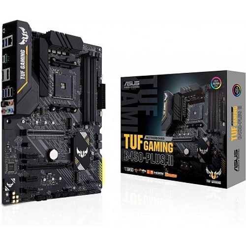 ASUS TUF GAMING B450-PLUS II AMD B450 Socket AM4 ATX (90MB1650-M0EAY0) (ASU90MB1650-M0EAY0)