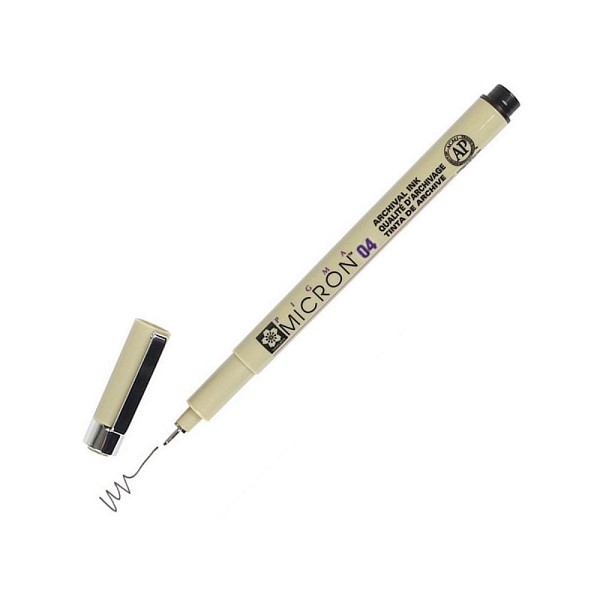 Sakura Μαρκαδόρος Pigma 04 49 0.4mm Μαύρο (XSDK0449) (SAKXSDK0449)