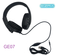 Ακουστικά κεφαλής Gaming 3.5mm με μικρόφωνο και φώτα RGB GE07 EZRA EZRA