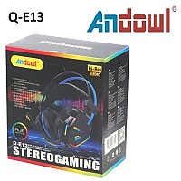 Στερεοφωνικά ακουστικά κεφαλής Gaming LED RGB Q-E13 ANDOWL Andowl