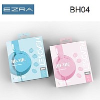 Ενσύρματα ακουστικά κεφαλής 3,5mm ροζ BH04 EZRA EZRA
