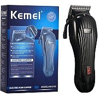 Επαναφορτιζόμενη, ρυθμιζόμενη αδιάβροχη κουρευτική μηχανή KM- 3703 Kemei KEMEI