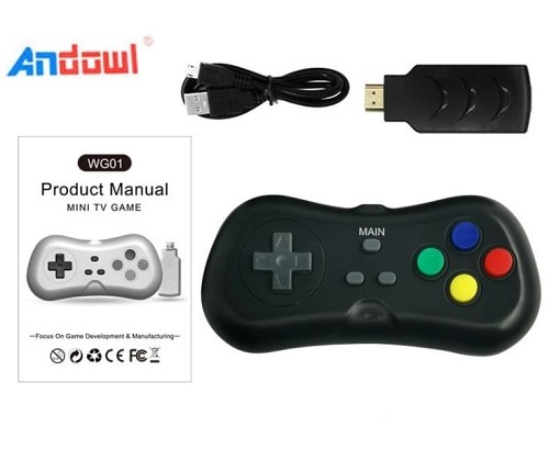 Ασύρματη κονσόλα 200 παιχνιδιών 2.4G wireless game dongle Andowl Q-A43 Andowl