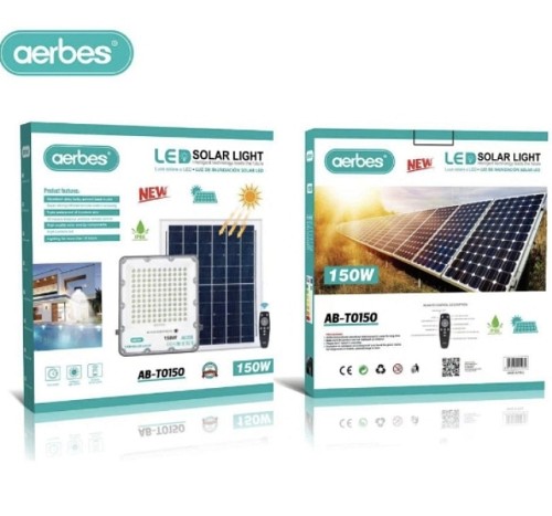 Ηλιακός προβολέας LED με τηλεχειριστήριο 150W AB-T0150 AERBES Aerbes