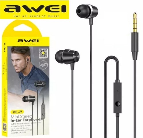 Μίνι ενσύρματα στερεοφωνικά ακουστικά PC-2 AWEI AWEI