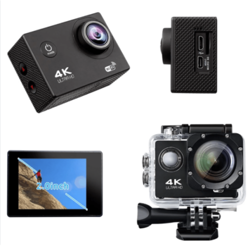 Αδιάβροχη κάμερα δράσης Ultra HD 4K WiFi 2.0in - Action Camera με πλήρη αξεσουάρ OEM