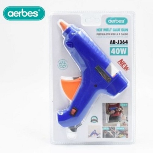 Πιστόλι σιλικόνης ρεύματος μπλε 40W AB-J364 AERBES Aerbes