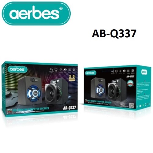 Ενσύρματο ηχείο υπολογιστή USB AB-Q337 Aerbes Aerbes