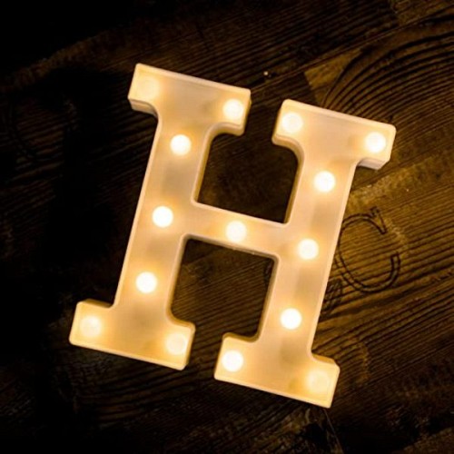 Γράμμα LED μπαταρίας  H 22cm OEM