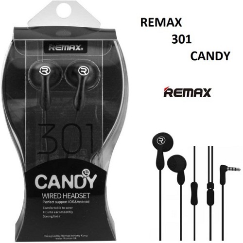 Ακουστικά και handsfree REMAX 301 μαύρα Remax