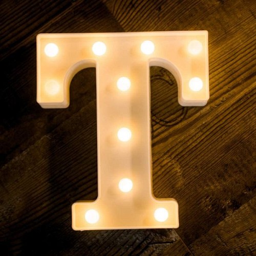 Γράμμα LED μπαταρίας  T 22cm OEM