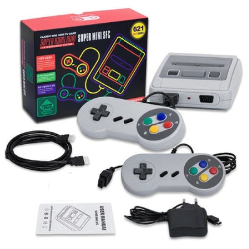 Κλασική κονσόλα με 621 ρετρό παιχνίδια μίνι SFC SNES 0318 OEM
