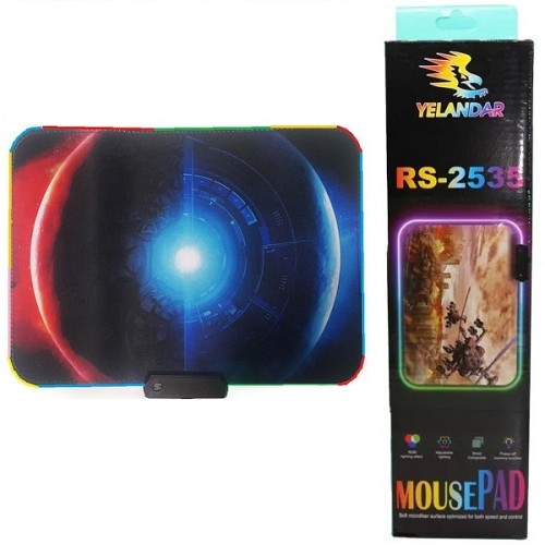 Επιφάνεια για ποντίκι RGB USB RS-2535 YELANDAR