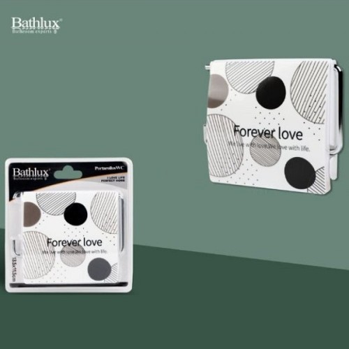 Χαρτοθήκη για χαρτί τουαλέτας Κύκλοι  50358 Bathlux BathLux