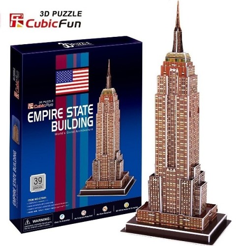 Τρισδιάστατο παζλ Empire State Building CubicFun OEM