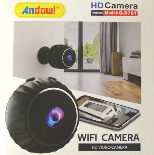 Επαναφορτιζόμενη ασύρματη κάμερα HD WiFi Q-S710 ANDOWL Andowl