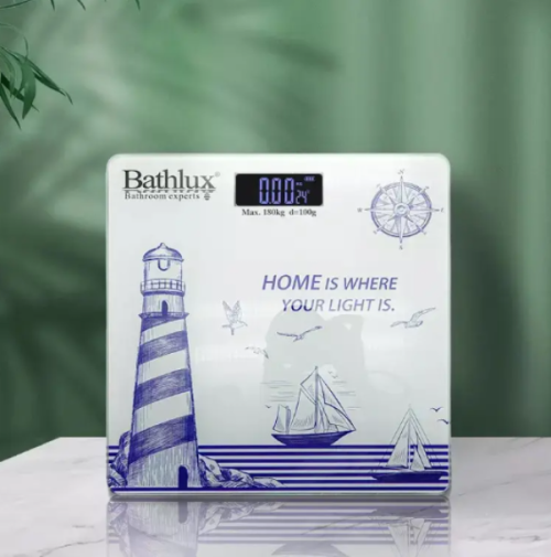 Ψηφιακή γυάλινη ζυγαριά μπάνιου Bathlux 90309 BathLux