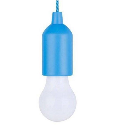 Λάμπα LED μπαταρίας με κορδόνι μπλε OEM