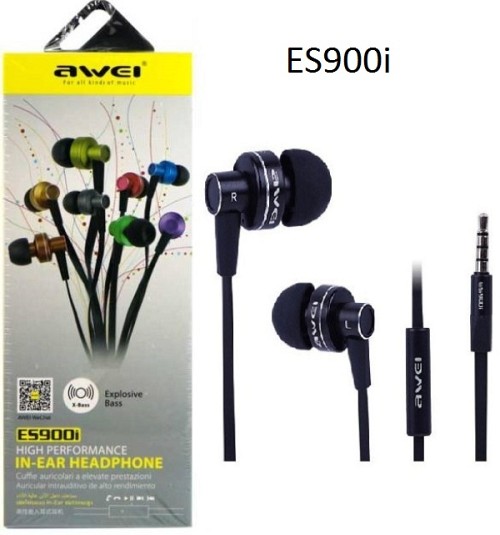 Υψηλής απόδοσης ενσύρματα ακουστικά ES900i AWEI AWEI