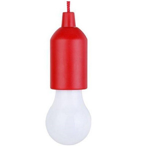 Λάμπα LED μπαταρίας με κορδόνι κόκκινη OEM