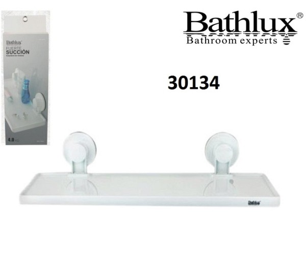 Πλαστικό ράφι μπάνιου με βεντούζες 30134 BATHLUX BathLux